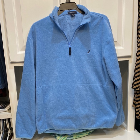 Nautica Other - Nautica Men's Zip-Up Light Blue Sweater